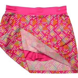 Golf America Pink and Yellow Golf Skort with Shorts Size XL